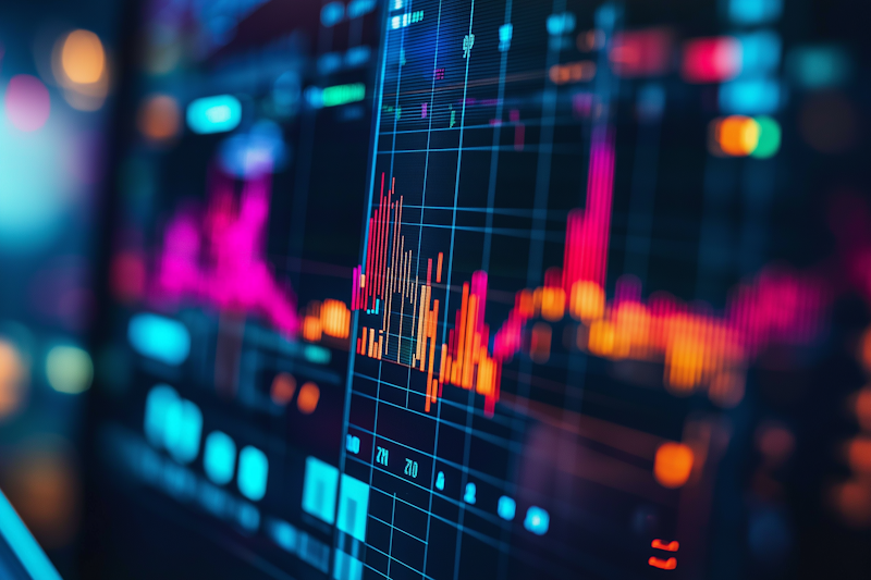 Análisis de inversión y portafolio con gráficos financieros